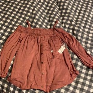 Small Aeropostale long sleeve off the shoulder